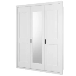 3-türiger Country Kleiderschrank mit Spiegel - Imtreba^Wohnen Hot