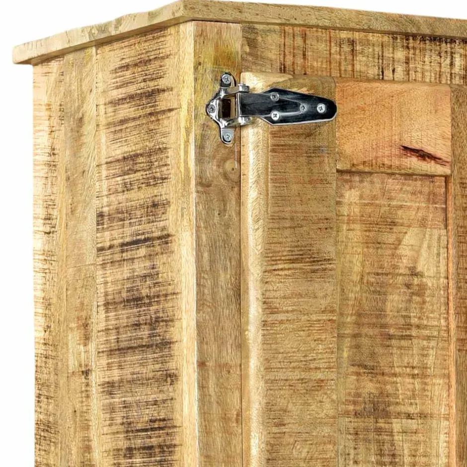 2-türiger Design Dielenschrank aus Mangobaum - Suennas^Wohnen Best