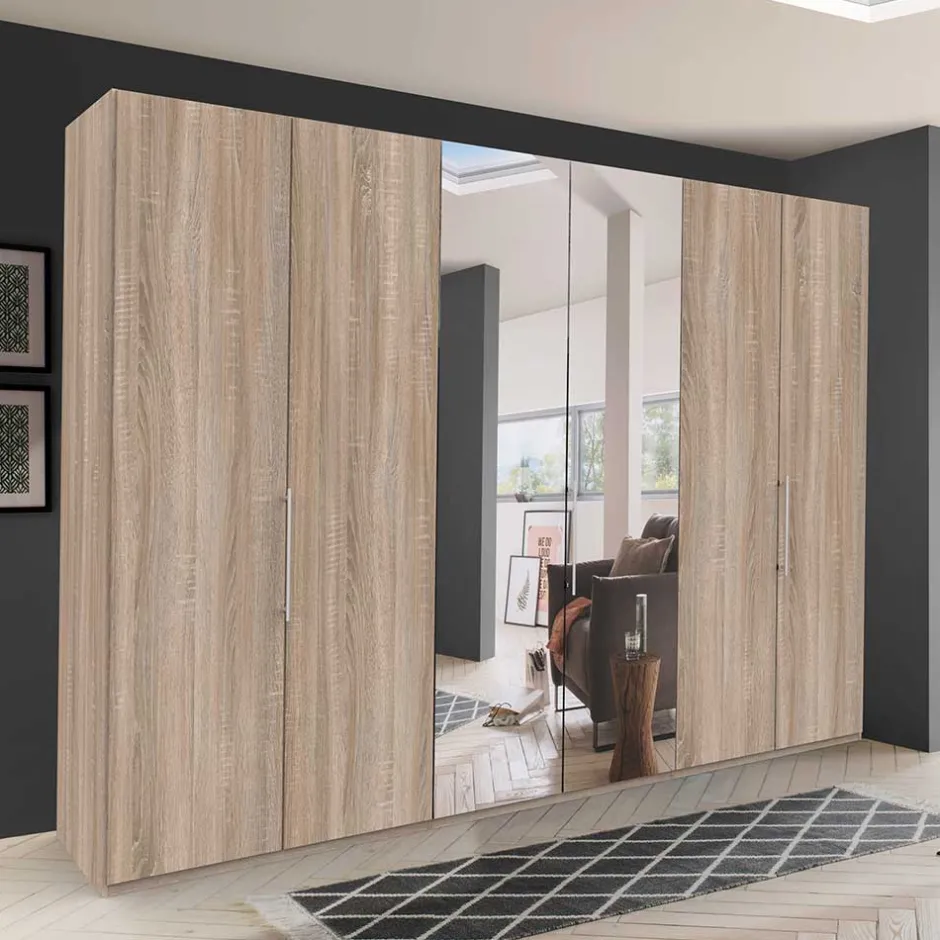 3-türiger Falttüren-Schlafzimmerschrank 300cm - Zayun^Wohnen Sale