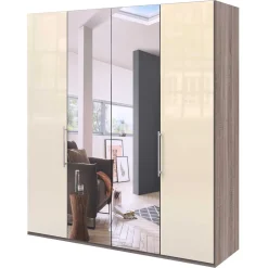 2-türiger Falttürenschrank mit Spiegel - Gauri^Wohnen Sale