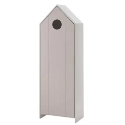 Kinder Wohnen 1-türiger Kinderzimmerschrank in Hausoptik - Indefiva