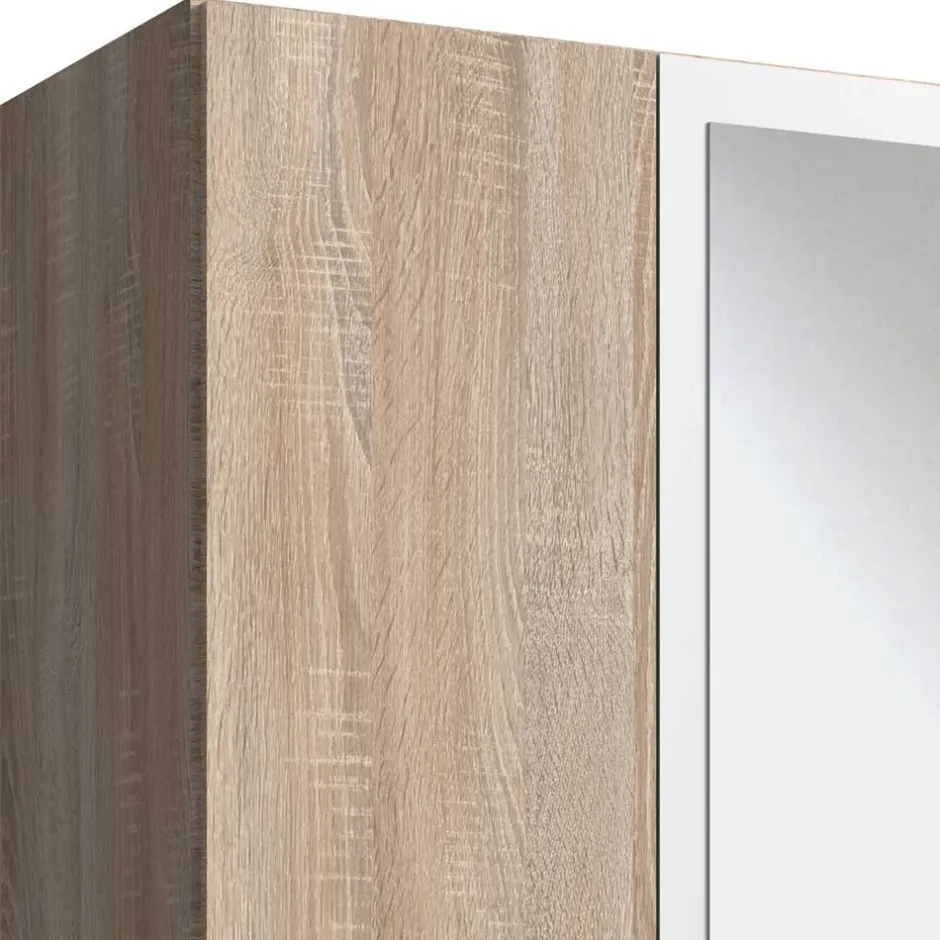 Wohnen 6-türiger Kleiderschrank mit zwei Schubladen - Coint