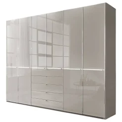 6-türiger Kleiderschrank mit fünf Schubladen - Nucina^Wohnen Hot