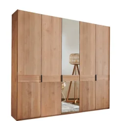 5-türiger Schlafzimmer-Kleiderschrank teilmassiv - Murray^Wohnen Online
