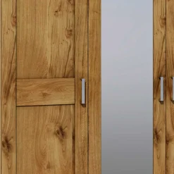 Wohnen 3-türiger Schlafzimmer-Schrank mit Spiegel - Rirua