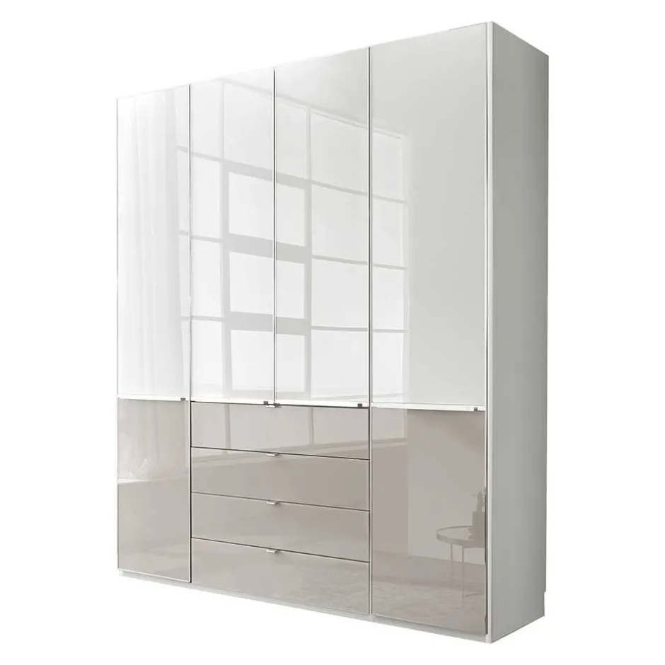 4-türiger Schlafzimmerschrank mit vier Schubladen - Pascan^Wohnen Online