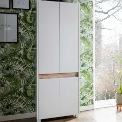 Wohnen 4-türiger Schrank für Schuhe in Weiß - Etravia