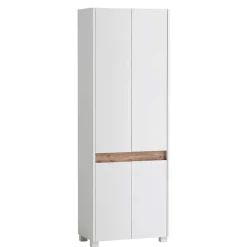 Wohnen 4-türiger Schrank für Schuhe in Weiß - Etravia