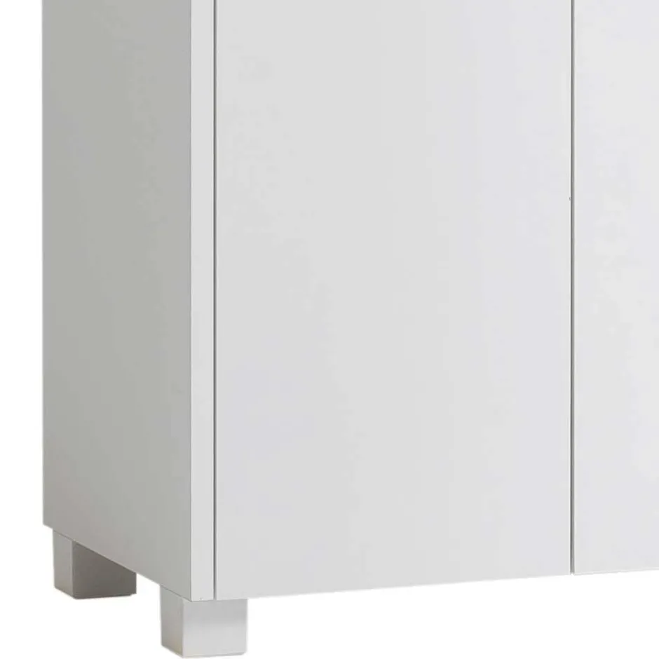 Wohnen 4-türiger Schrank für Schuhe in Weiß - Etravia