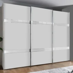 Wohnen 3-türiger Schwebetürenschrank in Weiß - Elisabeth