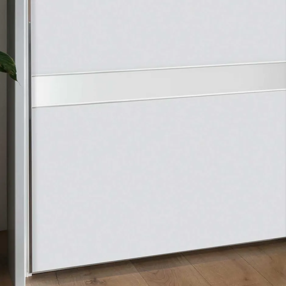 Wohnen 3-türiger Schwebetürenschrank in Weiß - Elisabeth