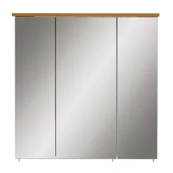 Wohnen 3-türiger Spiegel Badschrank 71 cm breit - Nienzo