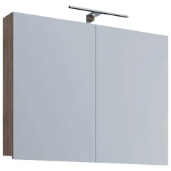 Wohnen 2-türiger Spiegelschrank fürs Bad in Sonoma-Eiche - Caleena