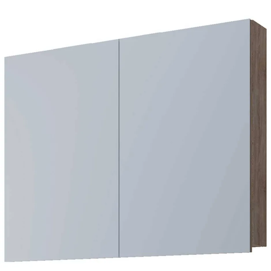 Wohnen 2-türiger Spiegelschrank fürs Bad in Sonoma-Eiche - Caleena