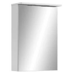 1-türiger Spiegelschrank fürs Bad in Weiß - Nuszaleva^Wohnen