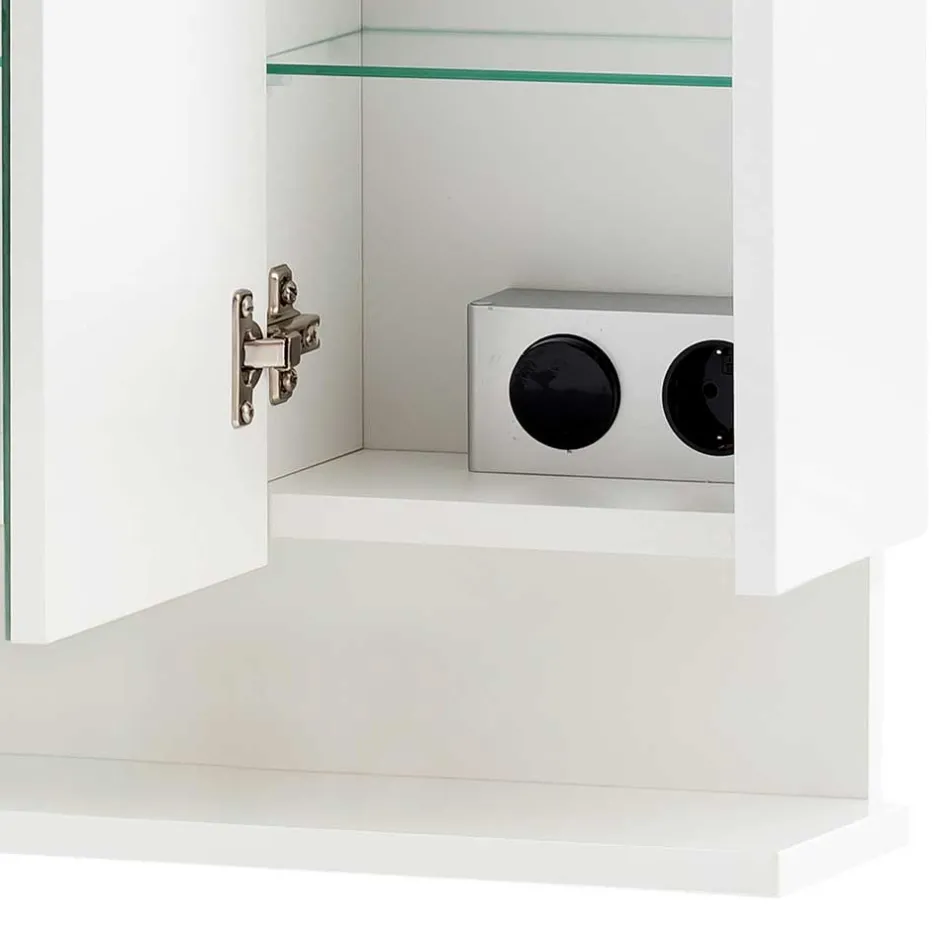 3-türiger Spiegelschrank mit Ablage - Asinaras^Wohnen New