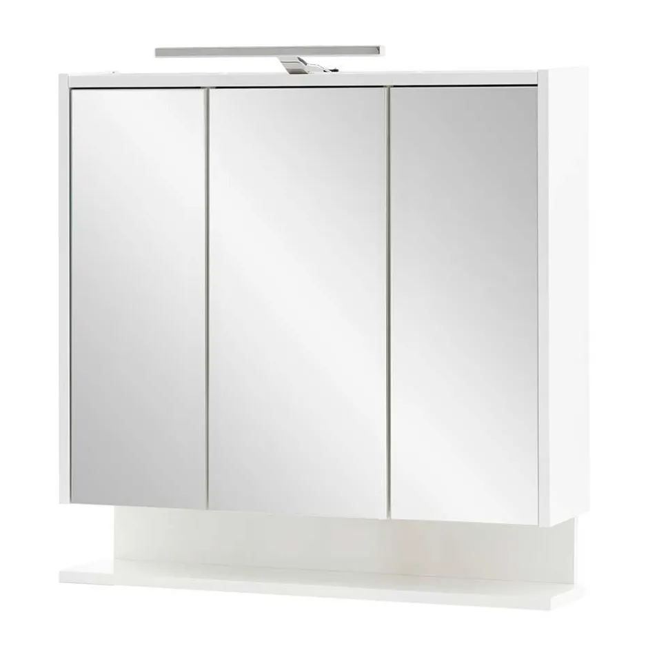 3-türiger Spiegelschrank mit Ablage - Asinaras^Wohnen New