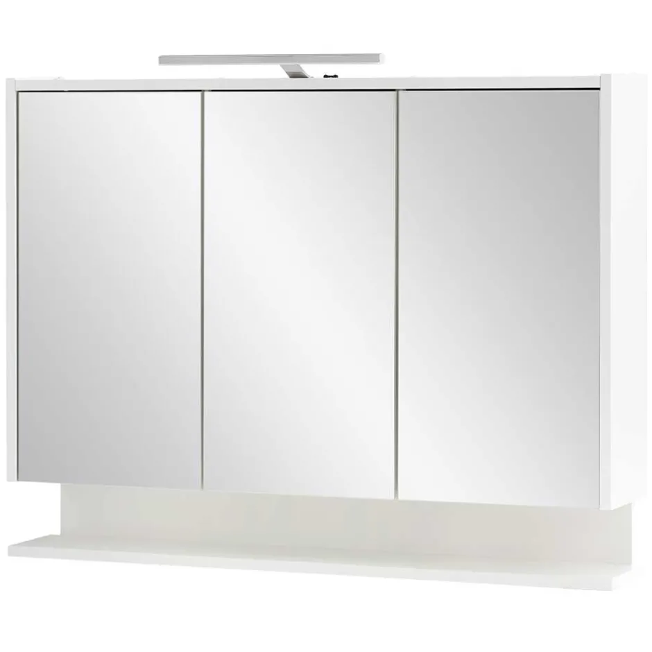 3-türiger Spiegelschrank mit Ablage - Asinaras^Wohnen New