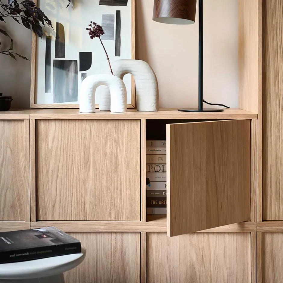 Wohnen 2-türiger Unterschrank für TV in Eiche - Ewana