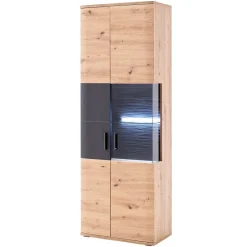Wohnen 2-türiger Vitrinenschrank modern - Vecenda