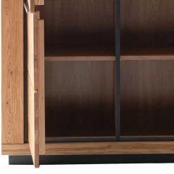 4-türiger Vitrinenschrank teilmassiv - Vlacoma^Wohnen Clearance