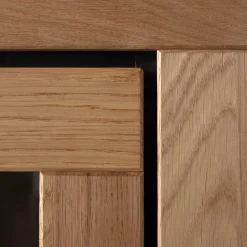 4-türiger Vitrinenschrank teilmassiv - Vlacoma^Wohnen Clearance