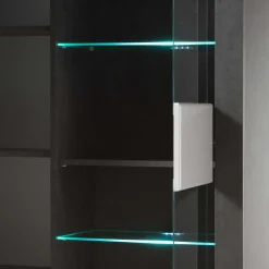 3-türiger Wohnzimmer Schrank mit Glas - Istensa^Wohnen Sale