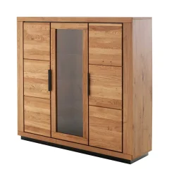 Wohnen 3-türiger Wohnzimmerschrank 153x142x40 cm - Vlacoma