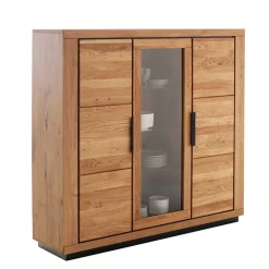 Wohnen 3-türiger Wohnzimmerschrank 153x142x40 cm - Vlacoma