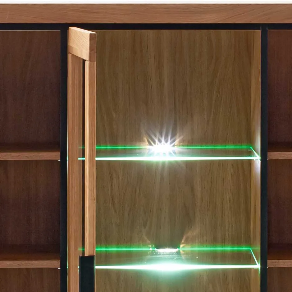 Wohnen 3-türiger Wohnzimmerschrank 153x142x40 cm - Vlacoma