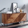 Wohnen 3-türiges Designer Sideboard aus Massivholz - Madrino