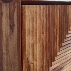 Wohnen 3-türiges Designer Sideboard aus Massivholz - Madrino