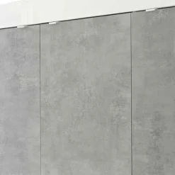 3-türiges Design-Sideboard in Beton Dekor - Narandu^Wohnen