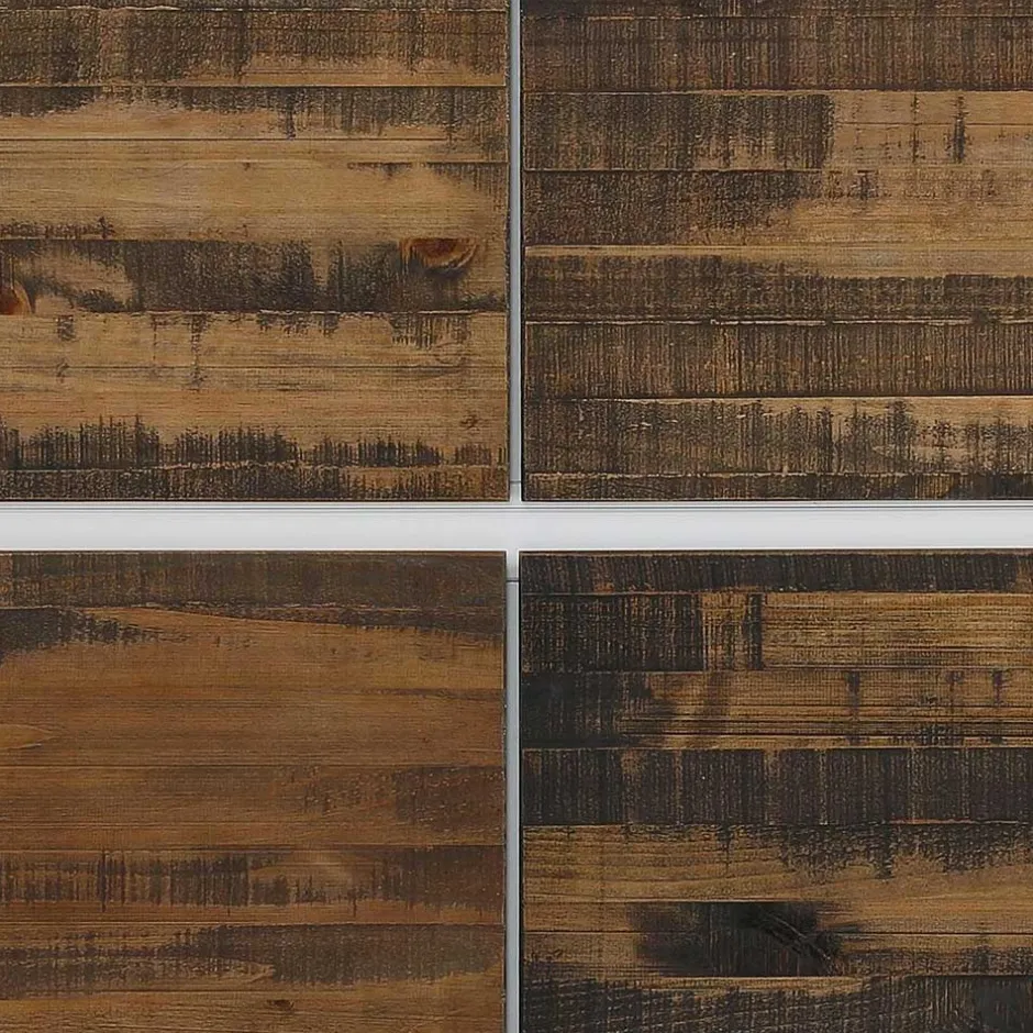 Wohnen 4-türiges Highboard im Scandi Chic - Chihu