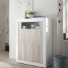 2-türiges Highboard in Dekor Pinie Weiß - Merenda^Wohnen