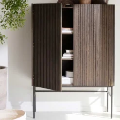 Wohnen 2-türiges Highboard mit Bodenfreiheit - Tamega