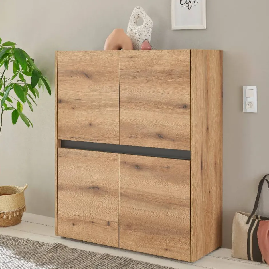 Wohnen 4-türiges Highboard modern - Colomania