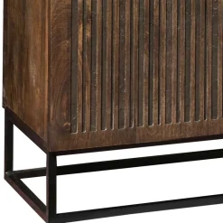 3-türiges Holz Sideboard mit Bügelgestell - Lyrica^Wohnen Discount