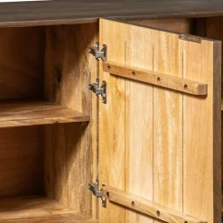 3-türiges Holz Sideboard mit Bügelgestell - Lyrica^Wohnen Discount