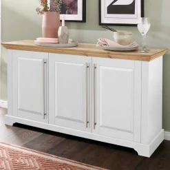 3-türiges Sideboard - modernes Landhaus - Eyzaco^Wohnen Clearance