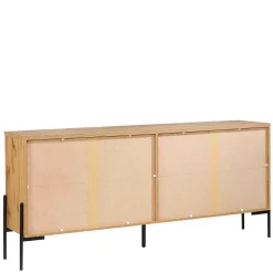 Wohnen 4-türiges Sideboard im Skandi Design - Elastian