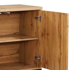 Wohnen 4-türiges Sideboard im Skandi Design - Elastian