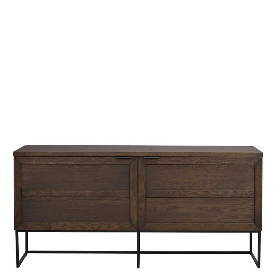 Wohnen 2-türiges Sideboard in Eiche Braun - Ekorena