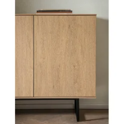 4-türiges Sideboard in Eiche Stone - Jaskin^Wohnen Discount