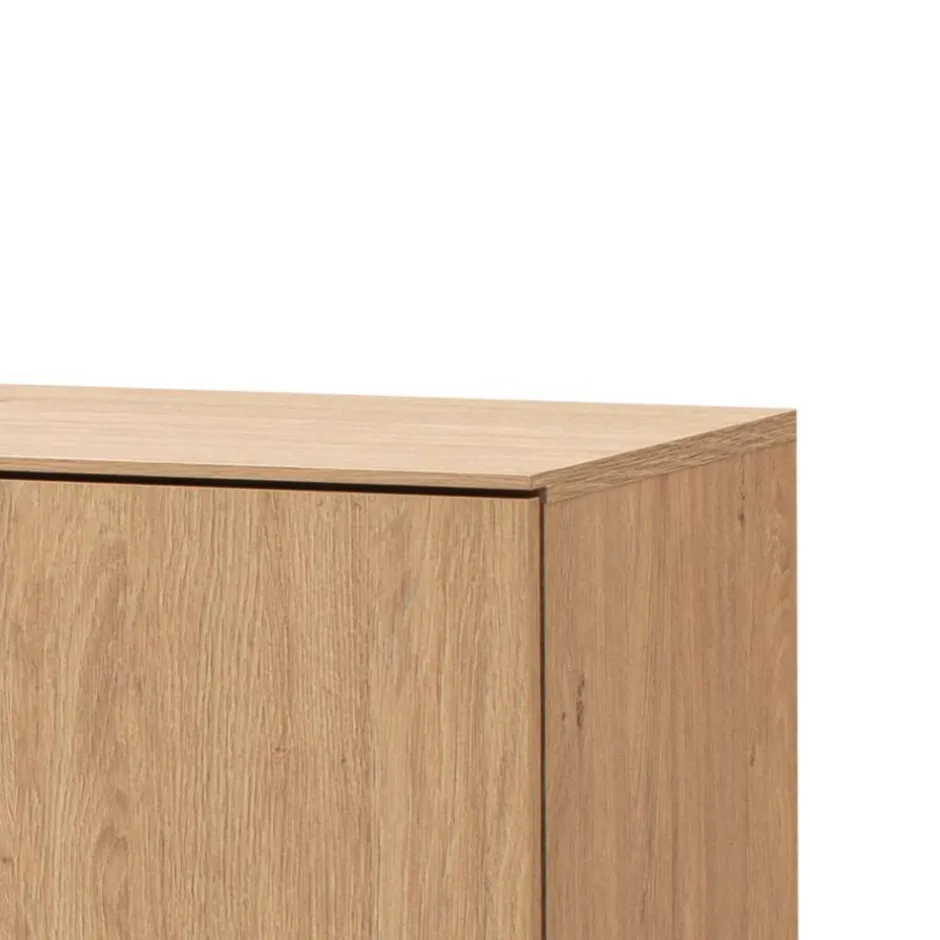 4-türiges Sideboard in Eiche Stone - Jaskin^Wohnen Discount