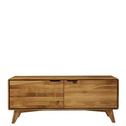 2-türiges TV Lowboard aus Holz Wildeiche - Eavy I^Wohnen