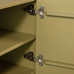 Wohnen 4-türiges TV Lowboard in Khaki - Biledda