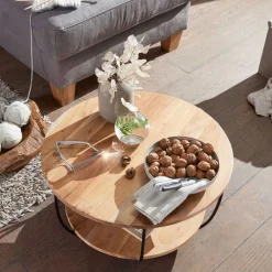 Trommelform Couchtisch mit offenem Gestell - Mojito^Wohnen Hot