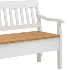 Truhenbank Molzau in Weiß^Wohnen Discount