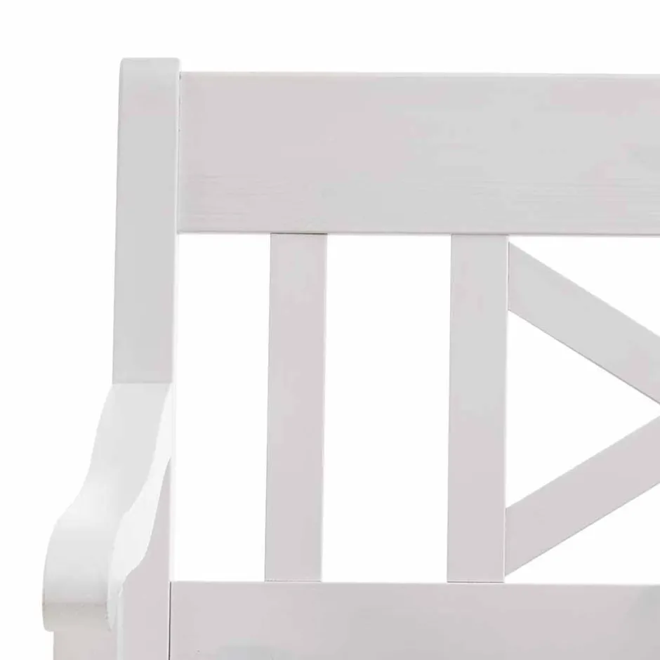 Wohnen Truhenbank Onesti in Weiß